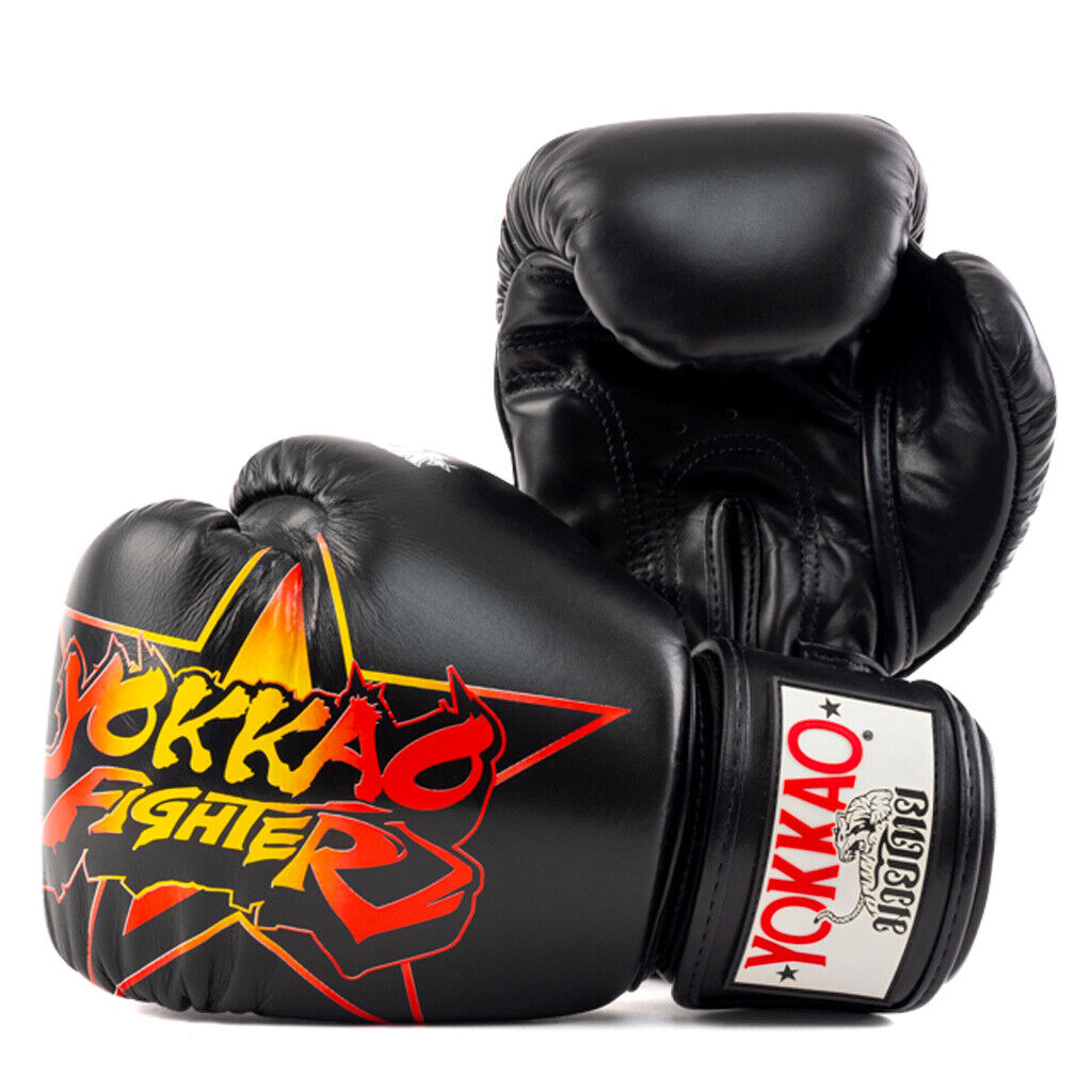 Guantoni Muay Thai Pugilato Boxe Yokkao Fighter KO Boxing Gloves
