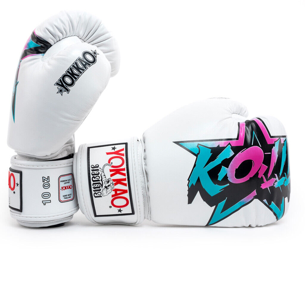 Guantoni Muay Thai Pugilato Boxe Yokkao Fighter KO Boxing Gloves