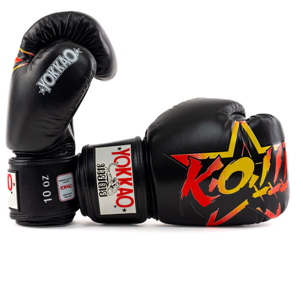 Guantoni Muay Thai Pugilato Boxe Yokkao Fighter KO Boxing Gloves